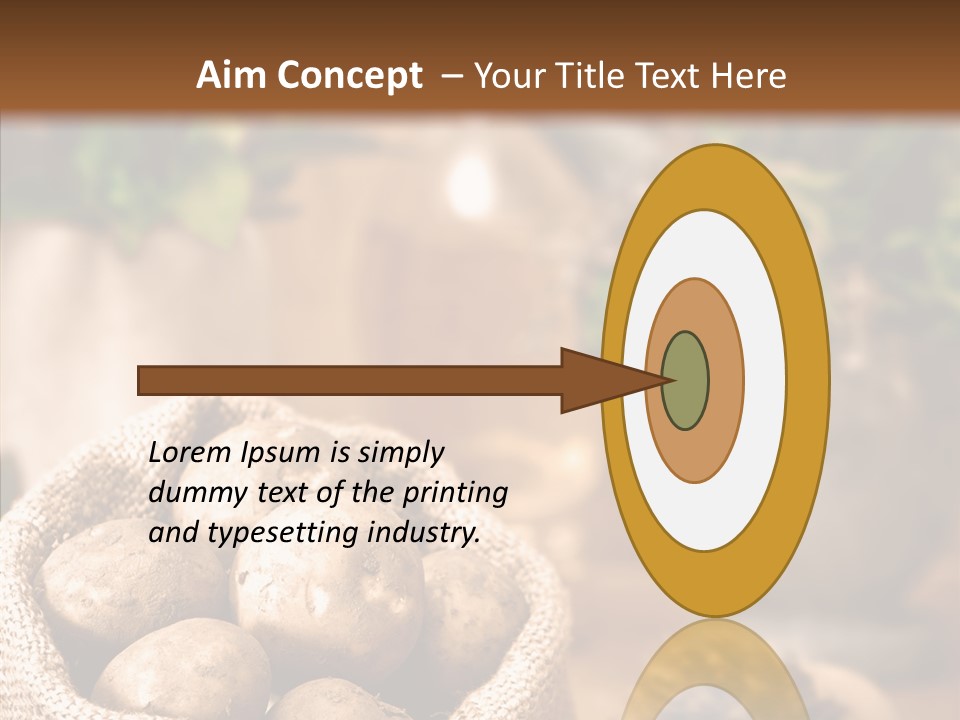 Spuds Setting Mint PowerPoint Template