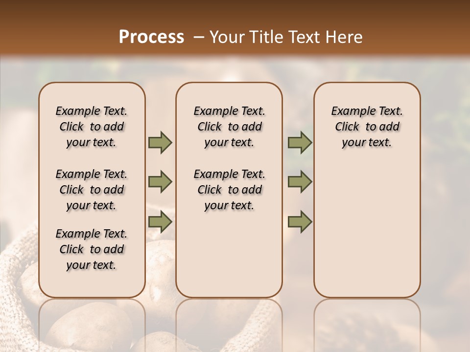 Spuds Setting Mint PowerPoint Template