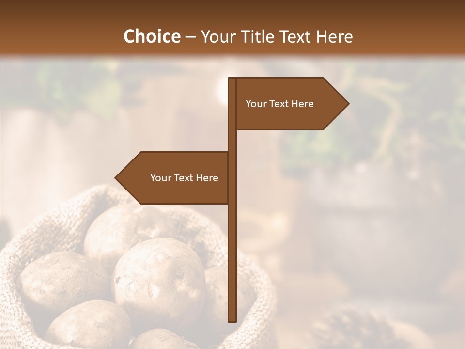 Spuds Setting Mint PowerPoint Template