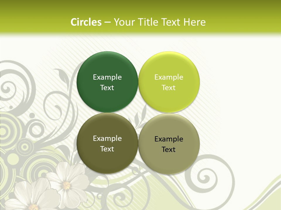 Spring Scroll Shape PowerPoint Template