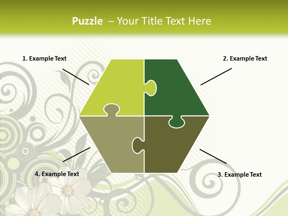 Spring Scroll Shape PowerPoint Template