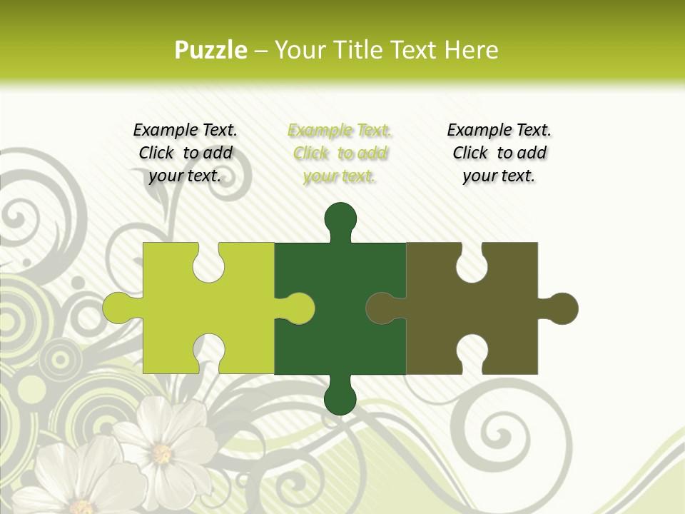 Spring Scroll Shape PowerPoint Template