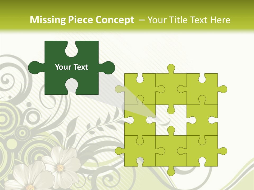 Spring Scroll Shape PowerPoint Template