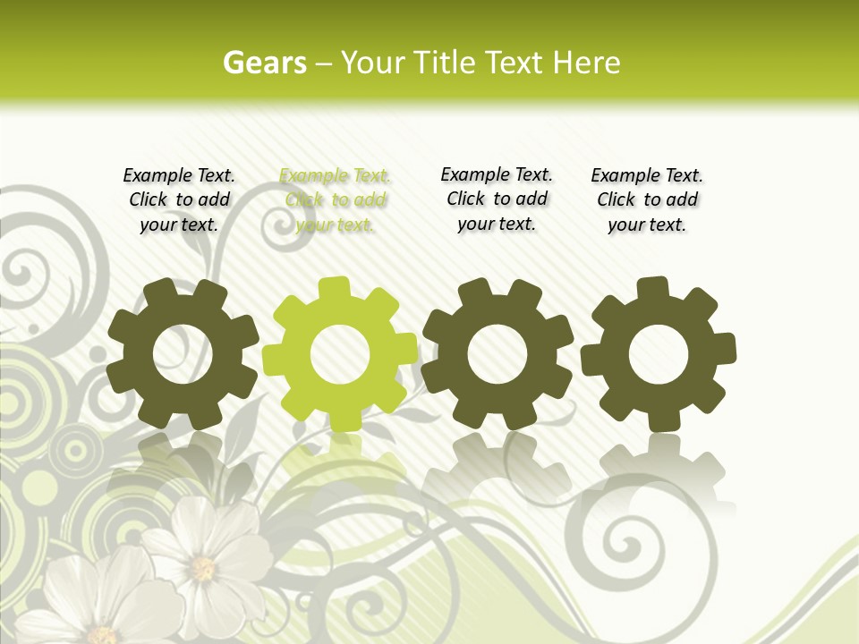Spring Scroll Shape PowerPoint Template