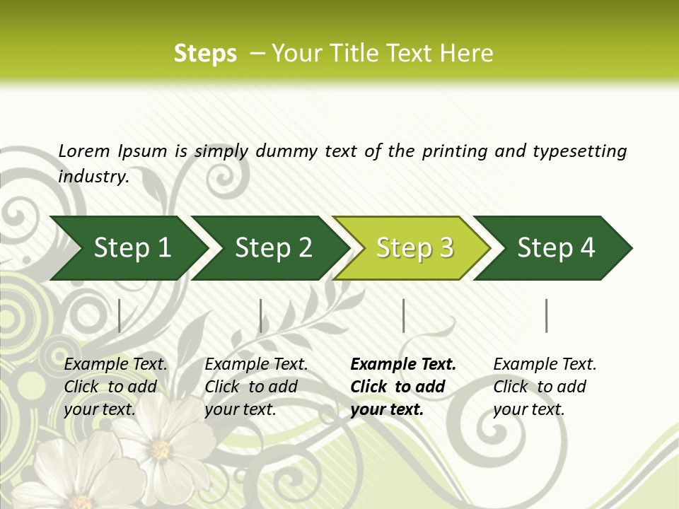 Spring Scroll Shape PowerPoint Template