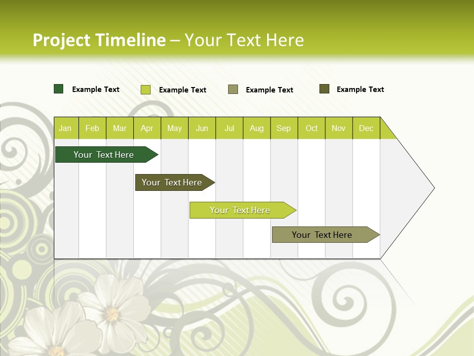 Spring Scroll Shape PowerPoint Template