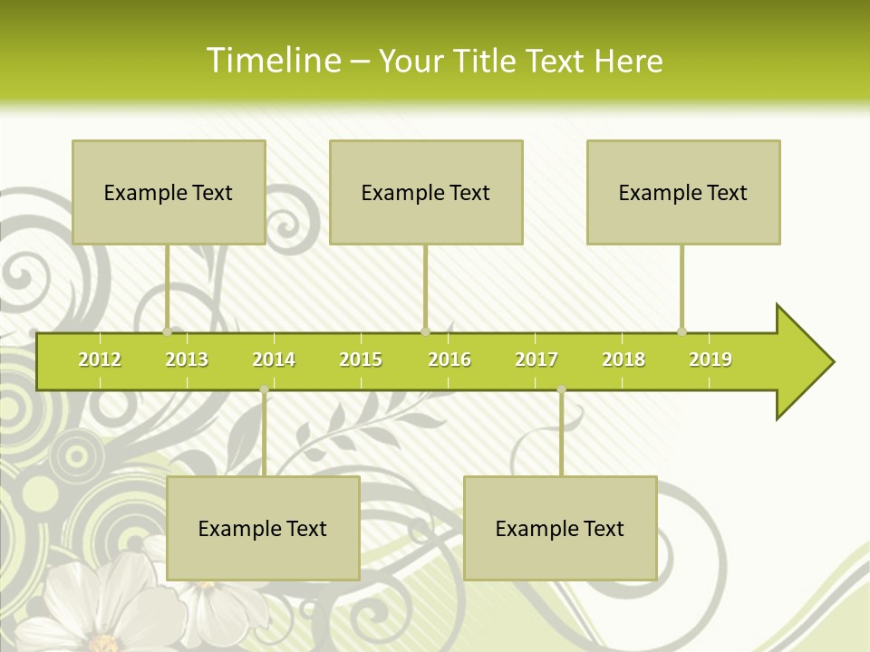 Spring Scroll Shape PowerPoint Template