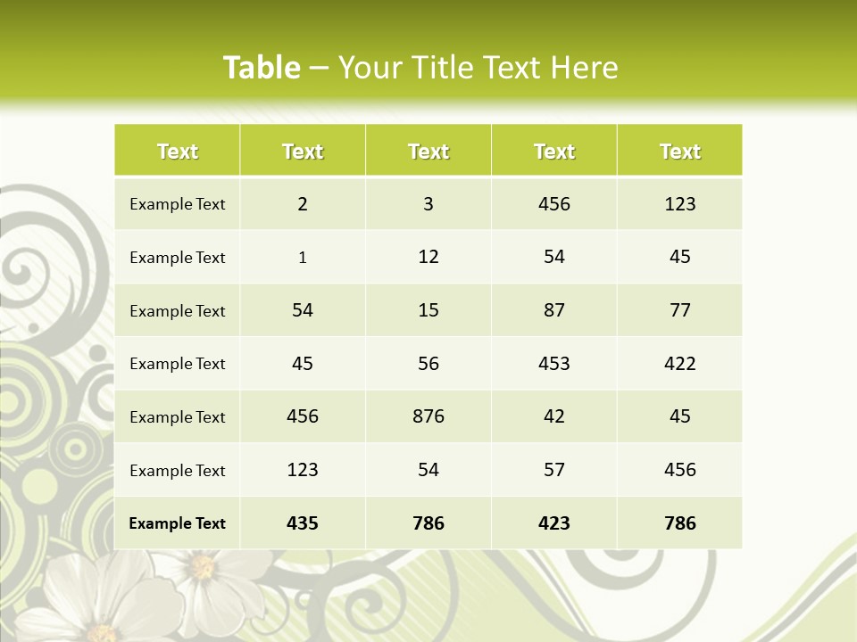 Spring Scroll Shape PowerPoint Template