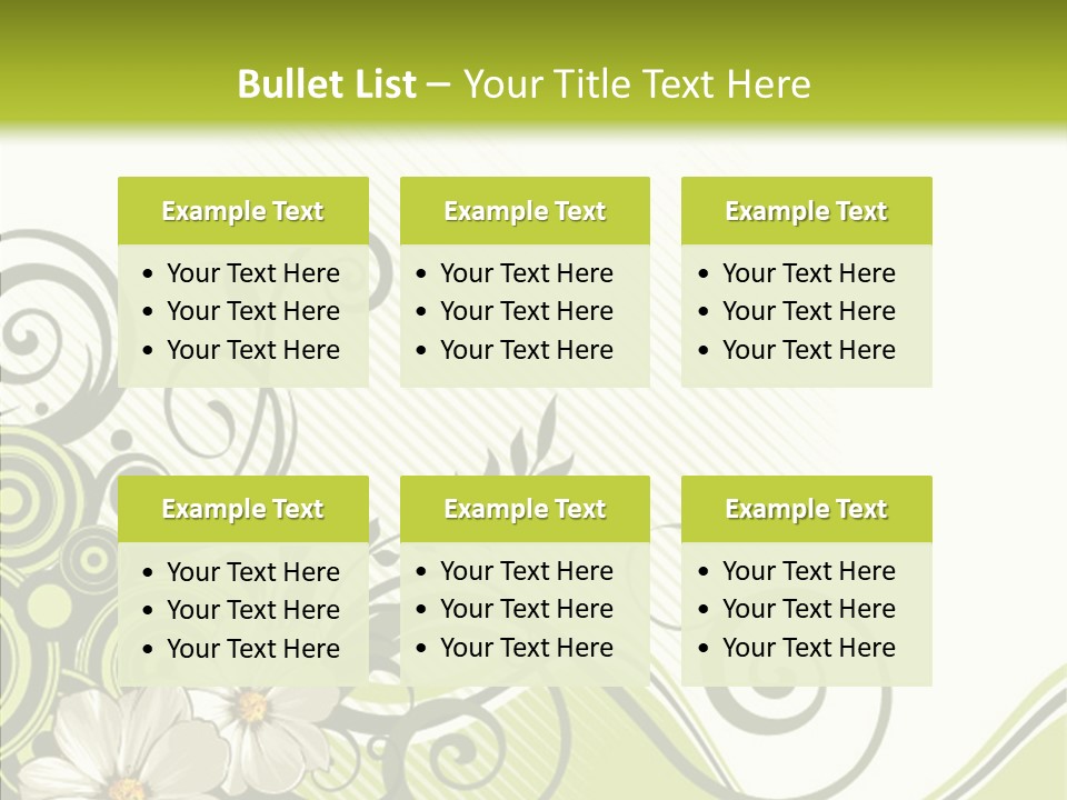 Spring Scroll Shape PowerPoint Template