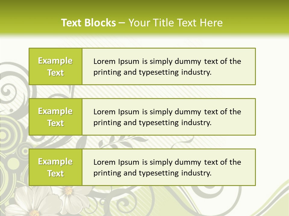Spring Scroll Shape PowerPoint Template