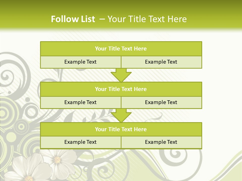 Spring Scroll Shape PowerPoint Template