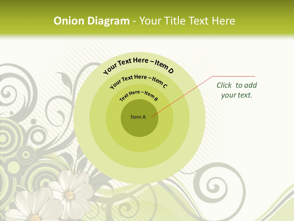 Spring Scroll Shape PowerPoint Template