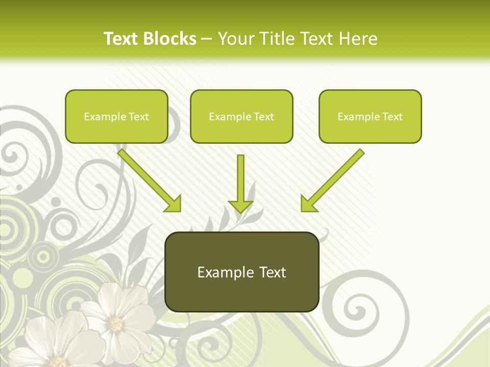 Spring Scroll Shape PowerPoint Template