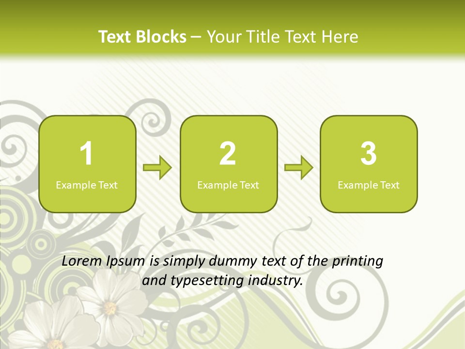 Spring Scroll Shape PowerPoint Template