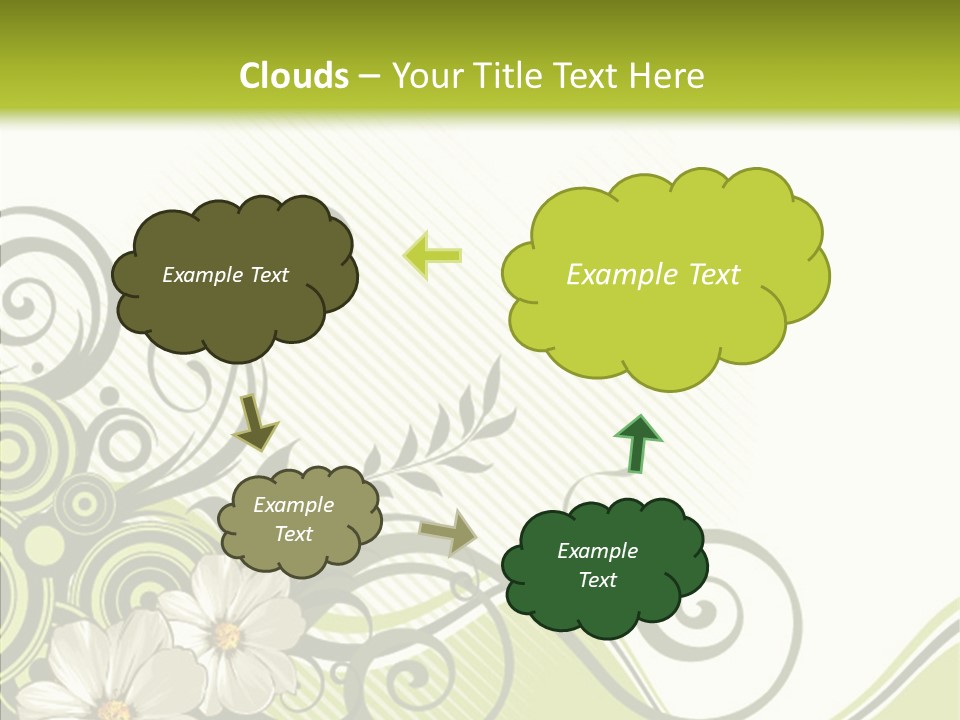 Spring Scroll Shape PowerPoint Template