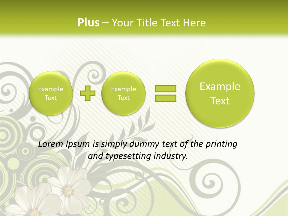 Spring Scroll Shape PowerPoint Template