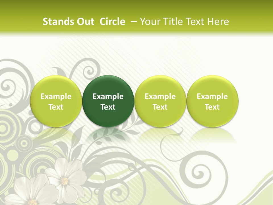 Spring Scroll Shape PowerPoint Template
