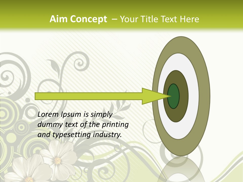 Spring Scroll Shape PowerPoint Template