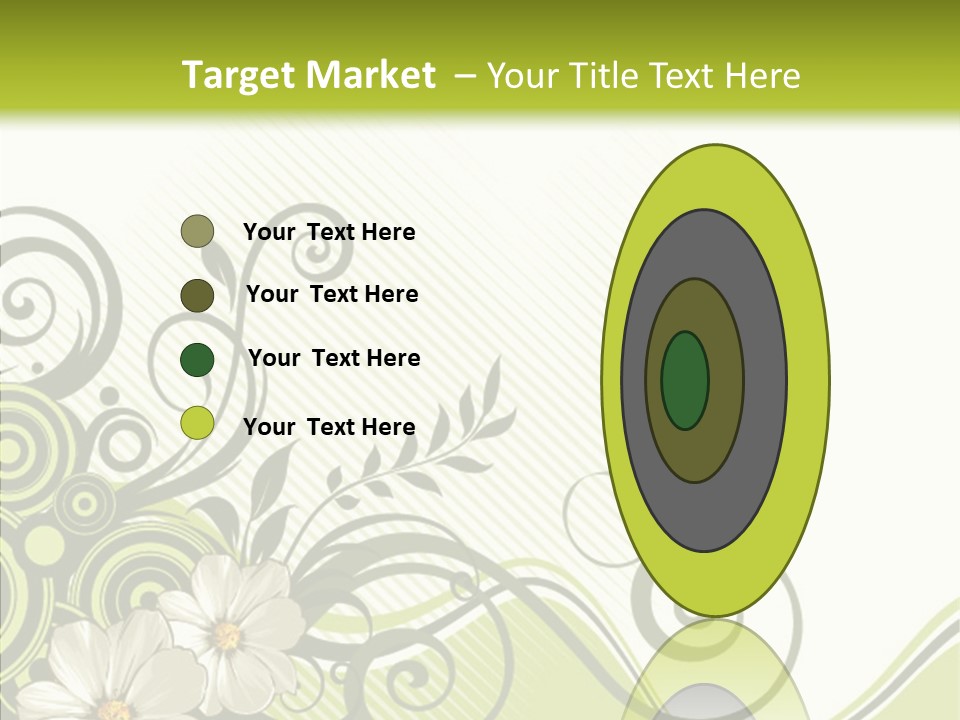 Spring Scroll Shape PowerPoint Template