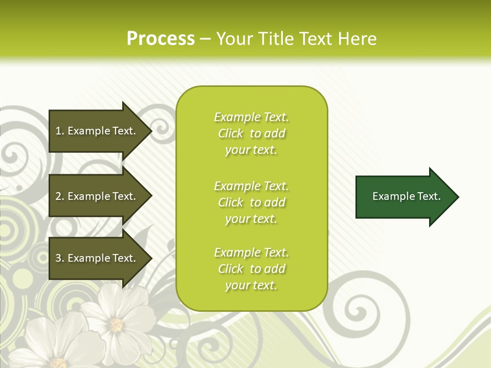 Spring Scroll Shape PowerPoint Template