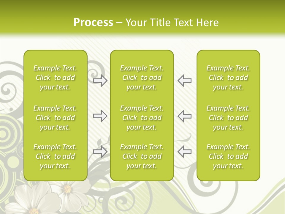 Spring Scroll Shape PowerPoint Template