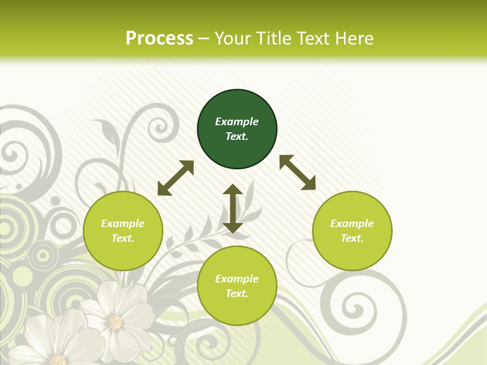 Spring Scroll Shape PowerPoint Template