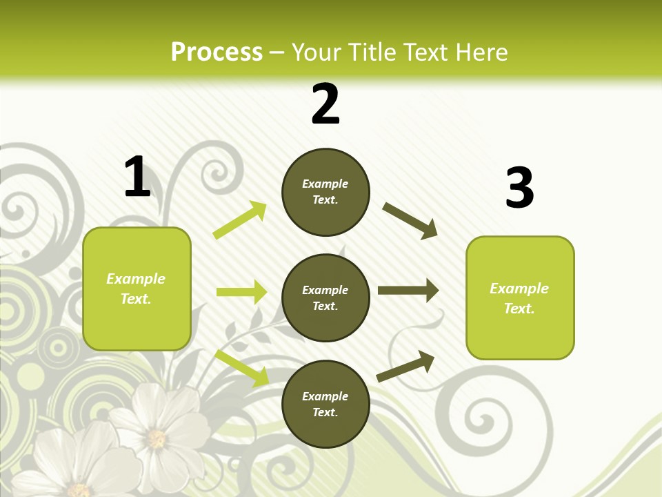 Spring Scroll Shape PowerPoint Template