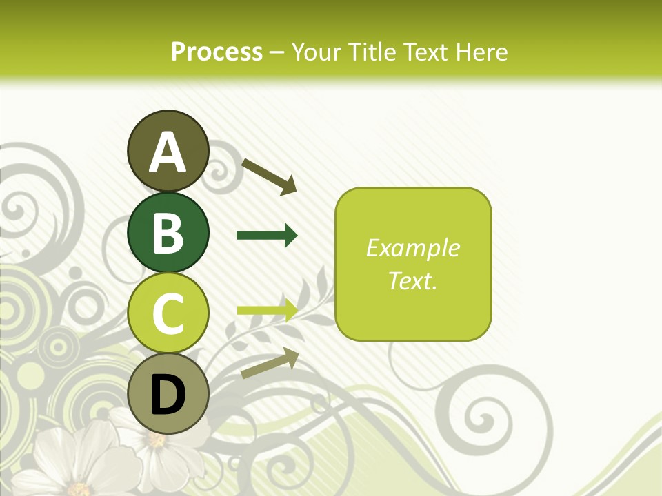 Spring Scroll Shape PowerPoint Template