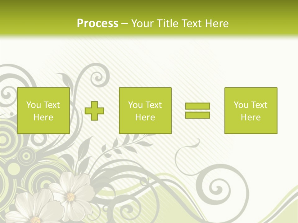 Spring Scroll Shape PowerPoint Template