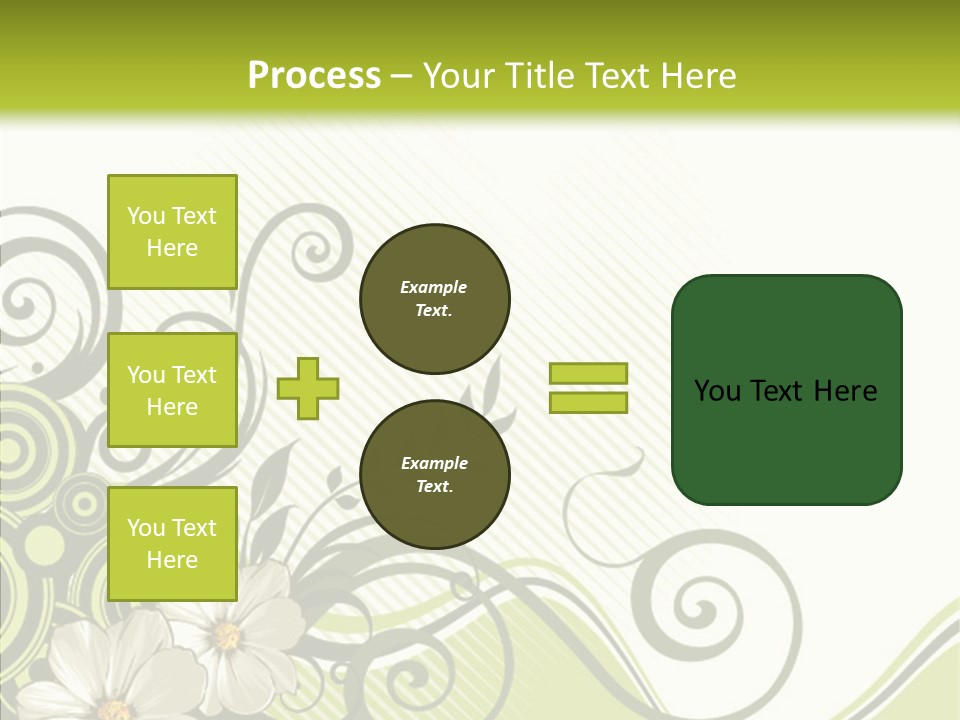 Spring Scroll Shape PowerPoint Template
