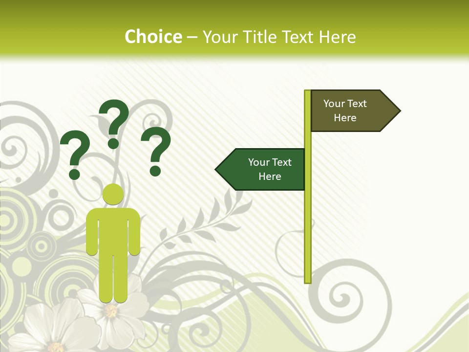 Spring Scroll Shape PowerPoint Template