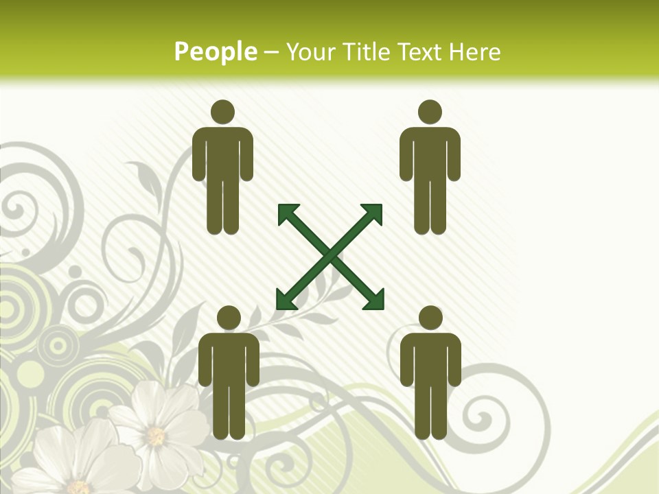 Spring Scroll Shape PowerPoint Template