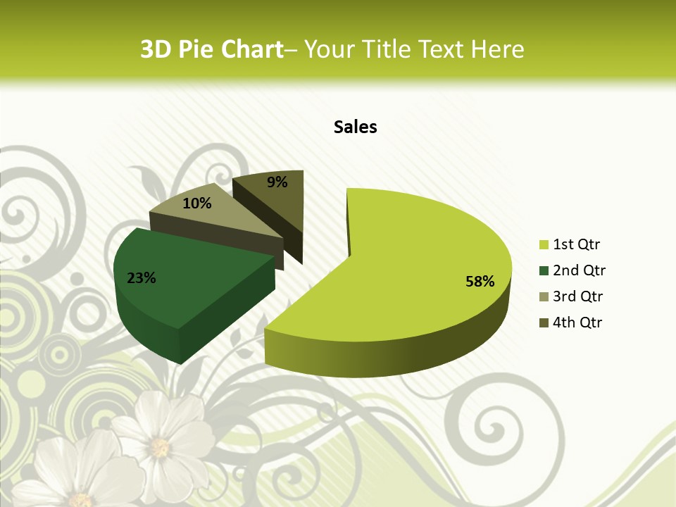 Spring Scroll Shape PowerPoint Template