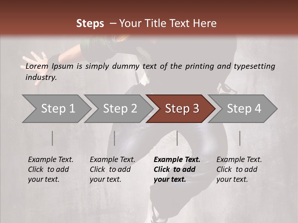 Dance Man Elegance PowerPoint Template