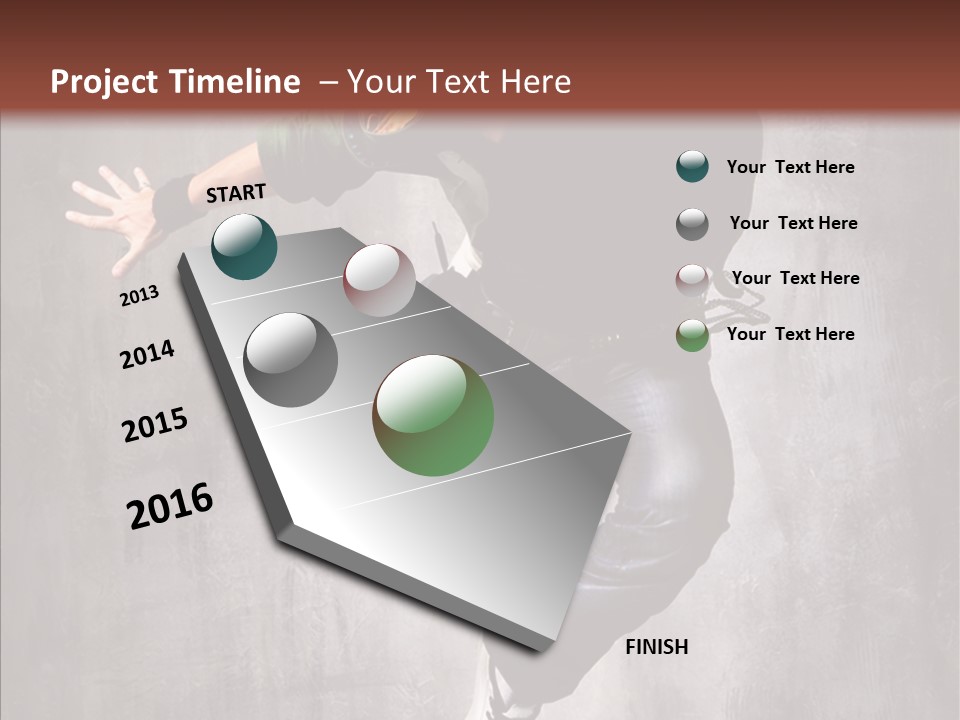 Dance Man Elegance PowerPoint Template