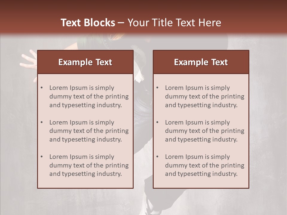 Dance Man Elegance PowerPoint Template