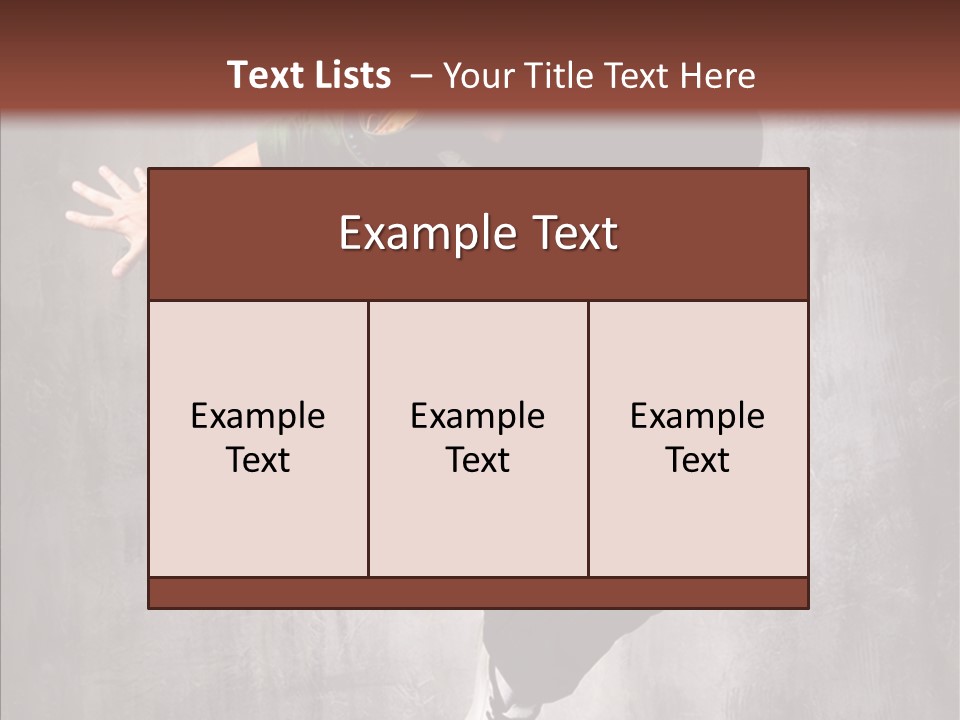 Dance Man Elegance PowerPoint Template