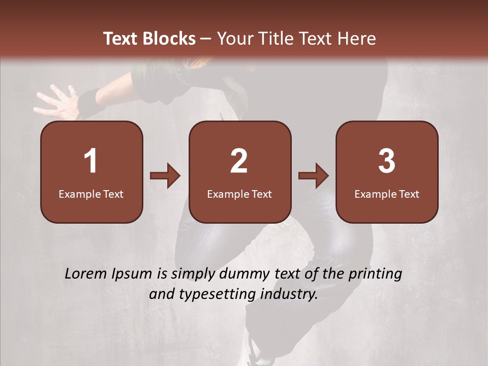 Dance Man Elegance PowerPoint Template