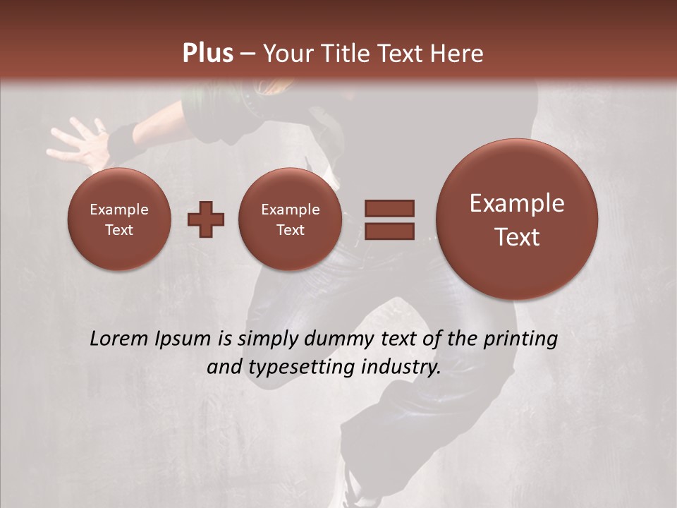 Dance Man Elegance PowerPoint Template