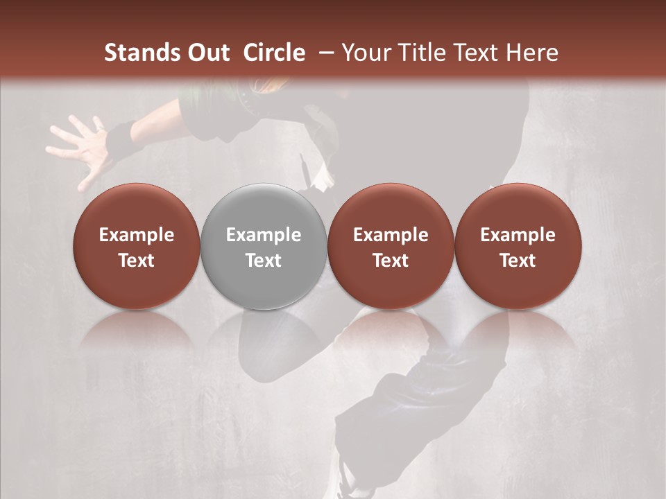 Dance Man Elegance PowerPoint Template