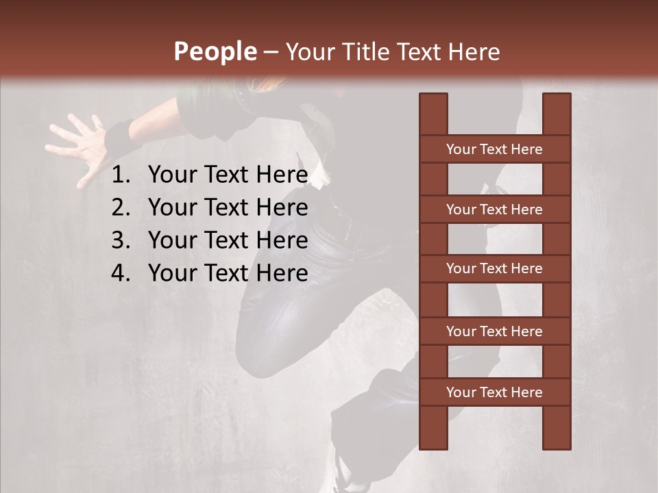 Dance Man Elegance PowerPoint Template