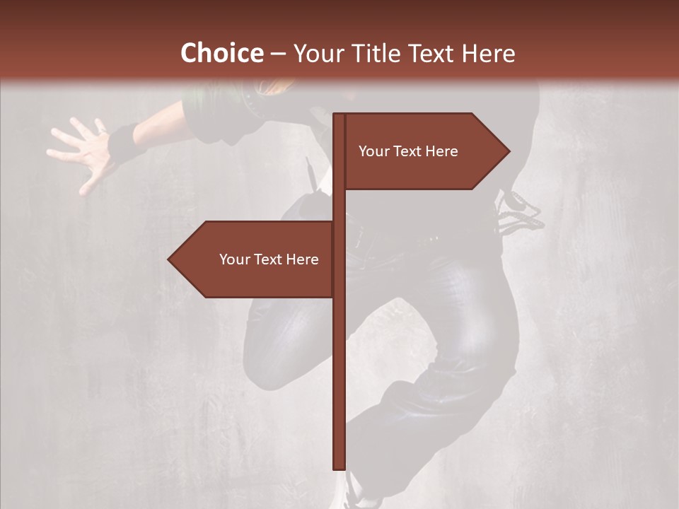 Dance Man Elegance PowerPoint Template