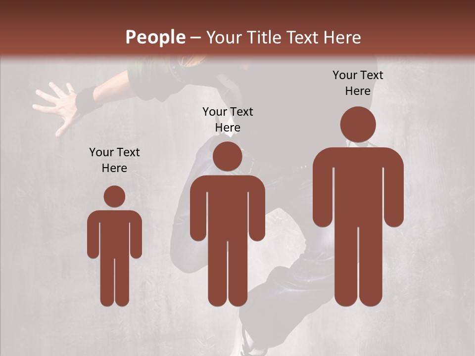 Dance Man Elegance PowerPoint Template