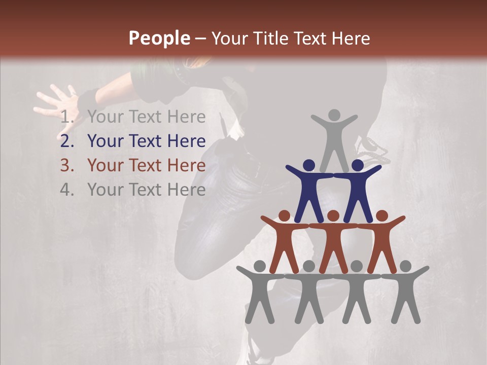 Dance Man Elegance PowerPoint Template