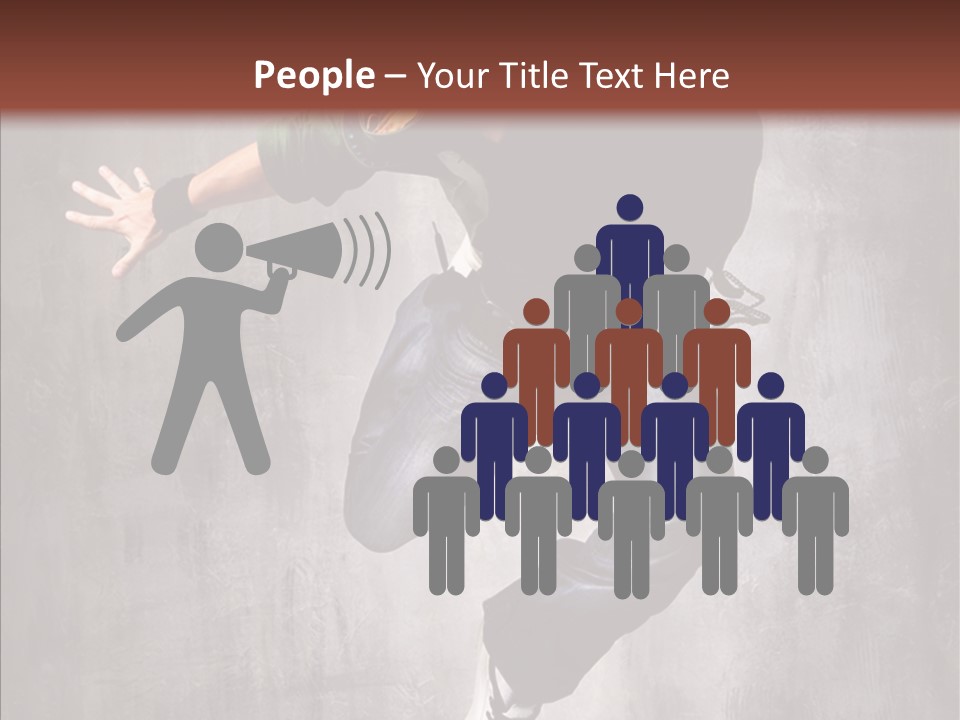 Dance Man Elegance PowerPoint Template