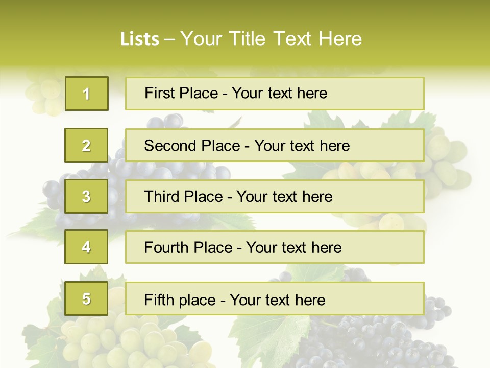 Group Natural Leaf PowerPoint Template