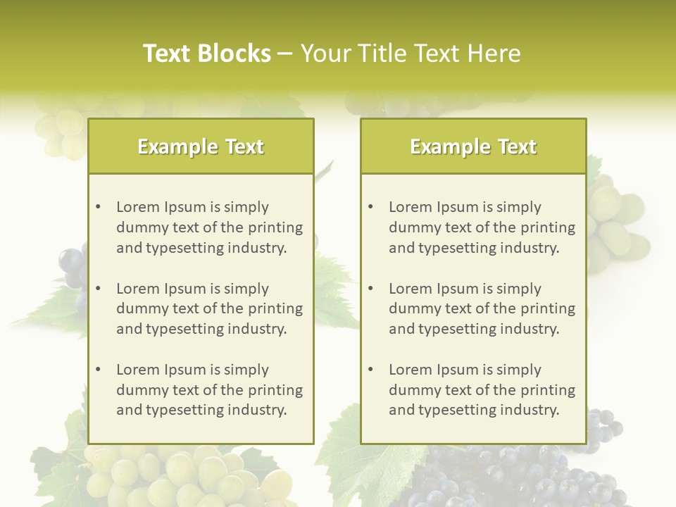 Group Natural Leaf PowerPoint Template