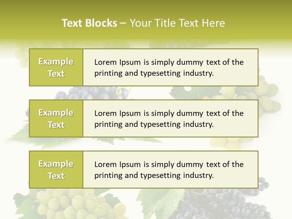 Group Natural Leaf PowerPoint Template