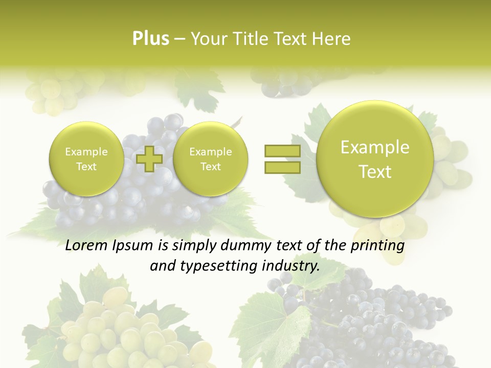 Group Natural Leaf PowerPoint Template