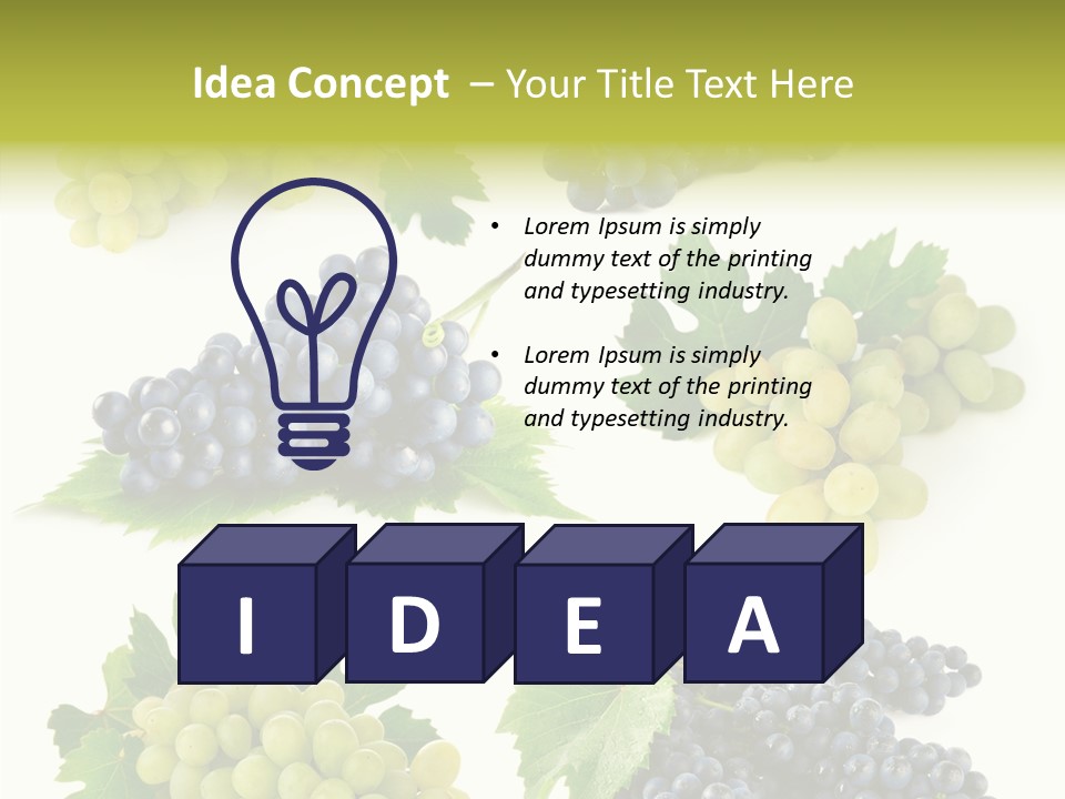 Group Natural Leaf PowerPoint Template